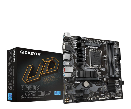 Płyta główna GIGABYTE Płyta główna B760M DS3H DDR4 s1700 DDR4 2DP/HDMI mATX